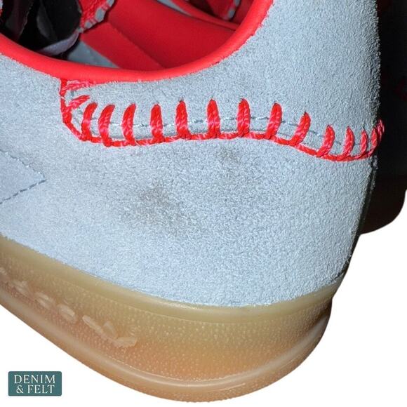 Adidas Gazelle Indoor Women’s Sneakers Red/Blue Gum Sole Size 6 NEW w/ Tags - Picture 15 of 16